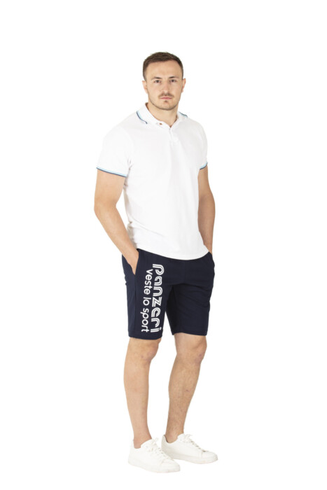 PARK B marine/blanc