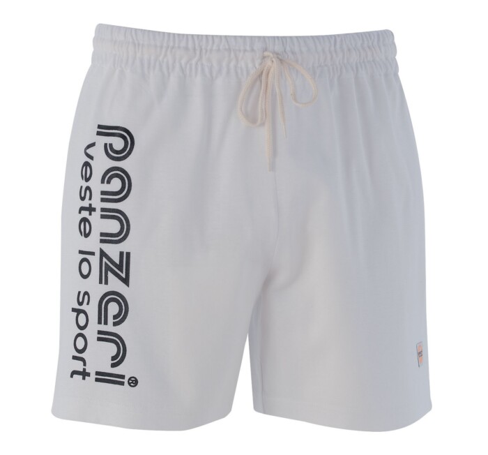 Short Panzeri Uni A blanc/noir