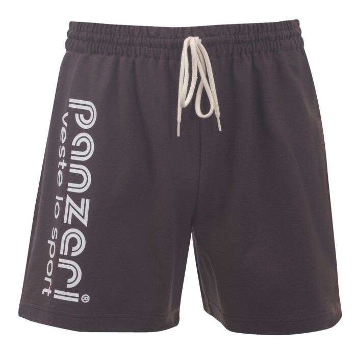 Short Panzeri Uni A chocolat/blanc