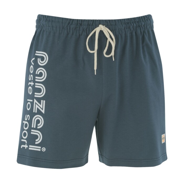Short Panzeri Uni A gris fonce/blanc