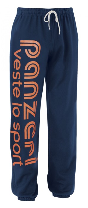 Pantalon Panzeri Uni H marine/orange fluo