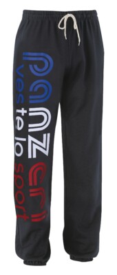 Pantalon Panzeri Uni H noir/bleu blanc rouge