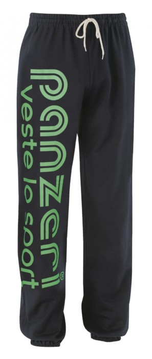 Pantalon Panzeri Uni H noir/vert fluo
