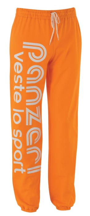 Pantalon Panzeri Uni H orange/blanc