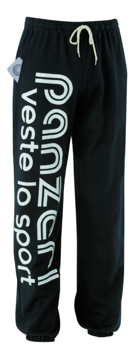 Pantalon Panzeri épais PARK O noir/blanc