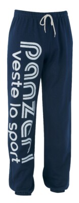 Pantalon Panzeri Uni H marine/blanc