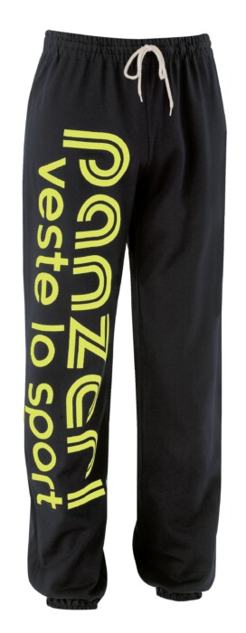 Pantalon Panzeri Uni H noir/jaune fluo