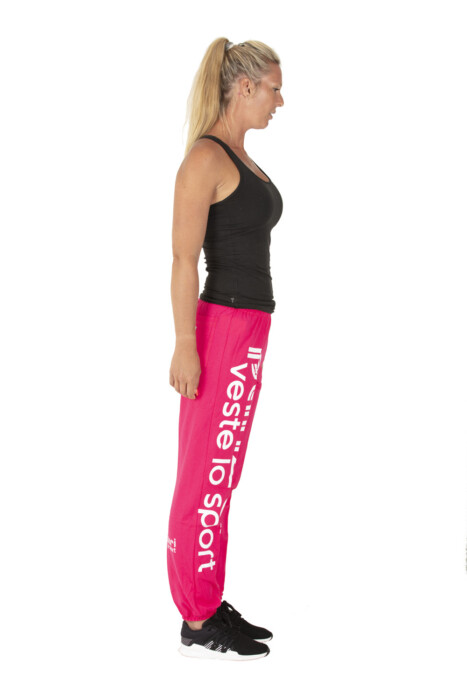 UNI H fuchsia/blanc