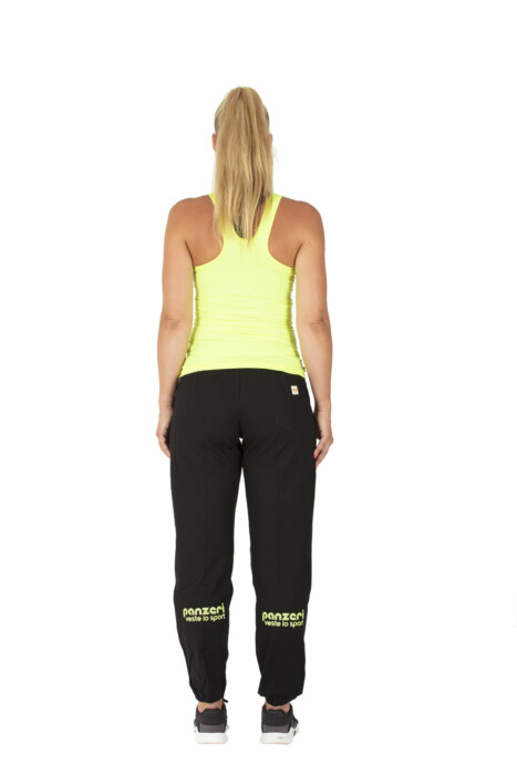 UNI H noir/jaune fluo