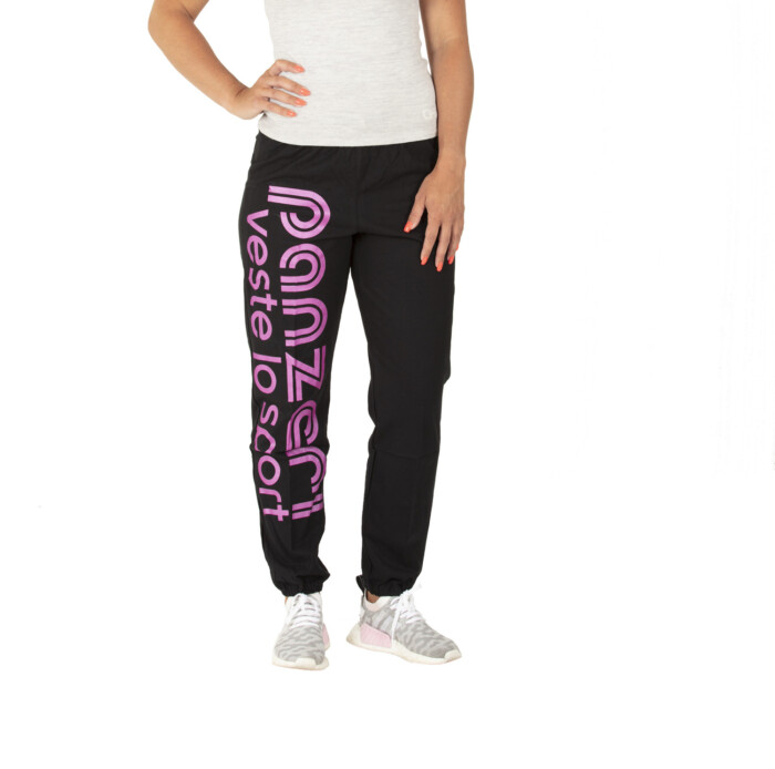 UNI H noir/fuchsia nacré