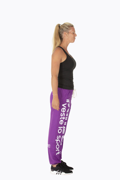 UNI H violet/blanc
