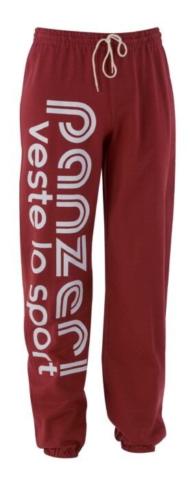 Pantalon Panzeri Uni H bordeaux/blanc