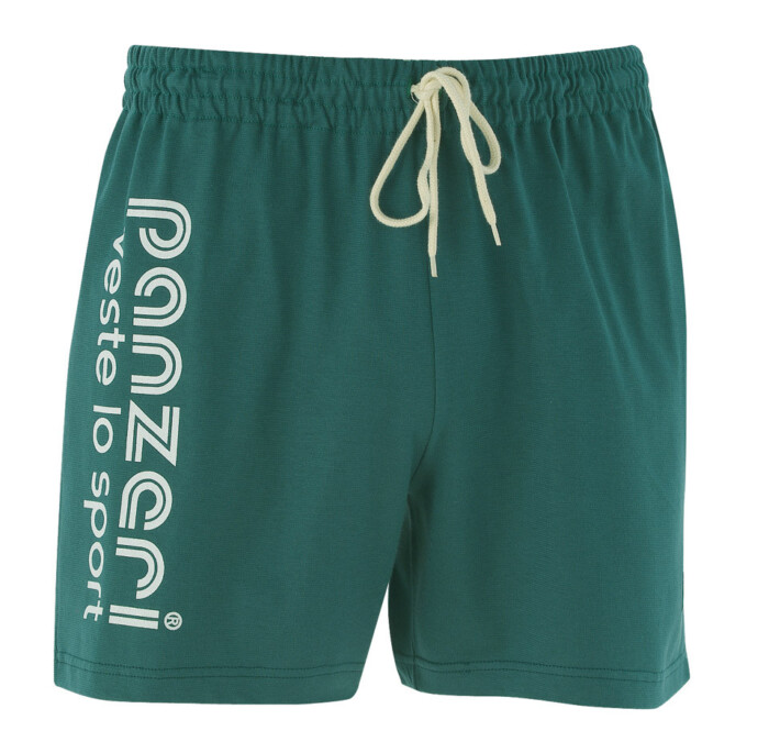 Short Panzeri UNI A vert fonce/blanc