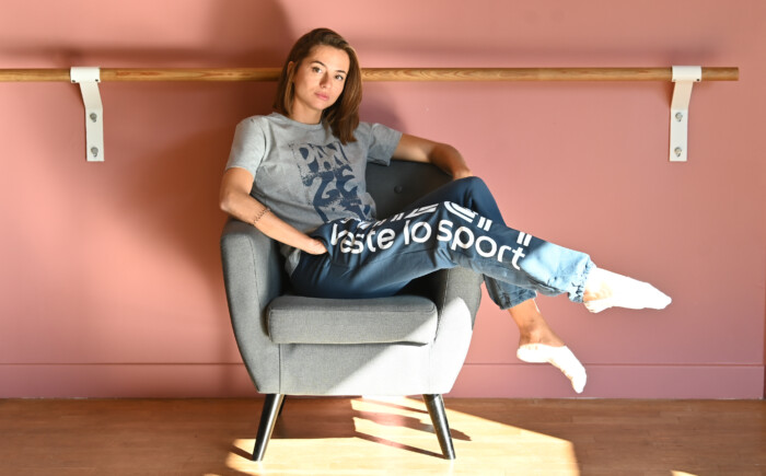 Pantalon Jogging Panzeri épais PARK O  - Gris foncé / Blanc - Promo – Image 6