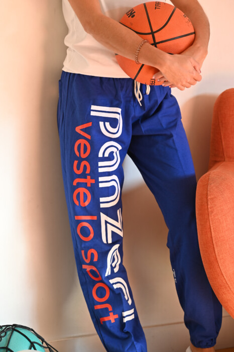 Pantalon Jogging Panzeri Uni H - Bleu France / Blanc Rouge – Image 2