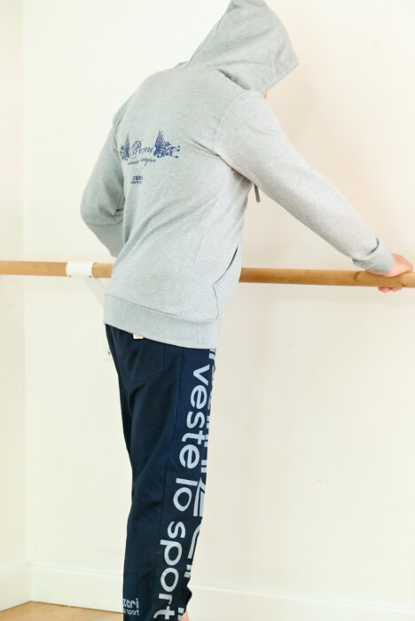 Pantalon Jogging Panzeri Uni H - Bleu marine / Gris - Promo – Image 3