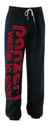 panzeri jogging uni h noir rouge