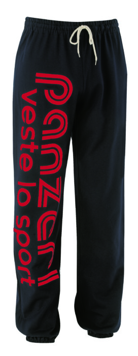 panzeri jogging uni h noir rouge