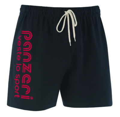 short uni a panzeri noir rouge