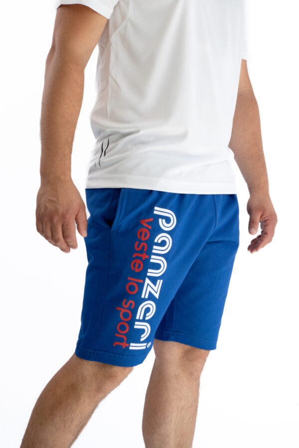 Bermuda Homme - Park B - Bleu France / Blanc Rouge – Image 4