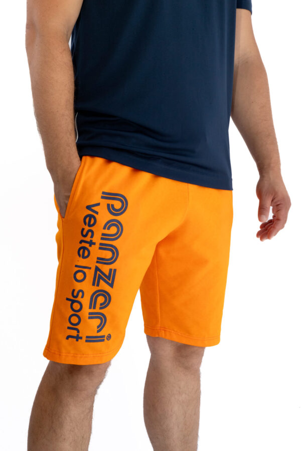 Bermuda Homme - Park B - Orange / Bleu Marine