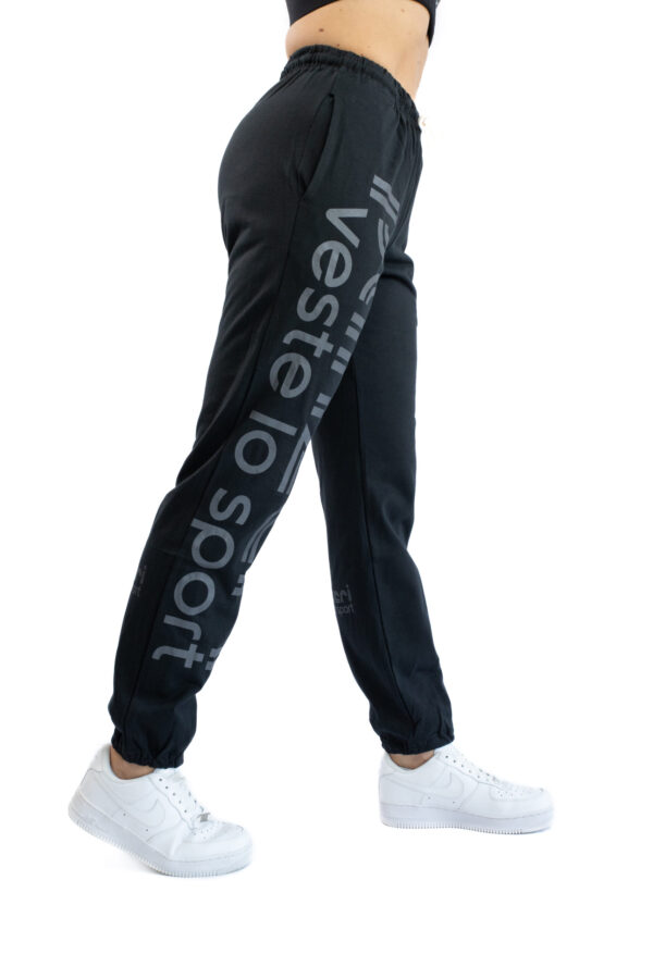Jogging Femme - Park H - Noir / Noir Nacré – Image 3