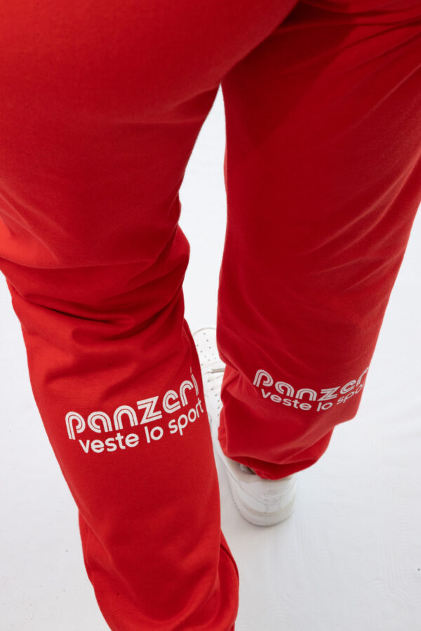 Jogging Femme - Uni H - Rouge / Blanc – Image 7