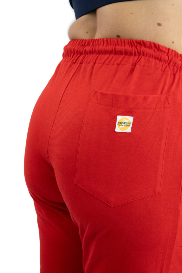 Jogging Femme - Uni H - Rouge / Blanc – Image 4