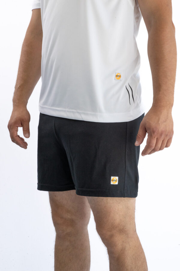 Short Homme - Uni A - Noir / Argent – Image 5