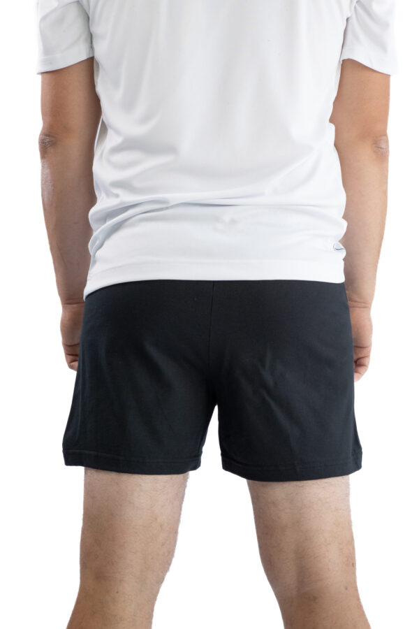 Short Homme - Uni A - Noir / Blanc – Image 4