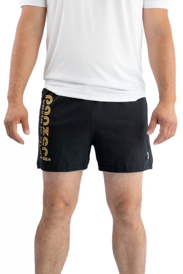 Short Homme - Uni A - Noir / Or – Image 3