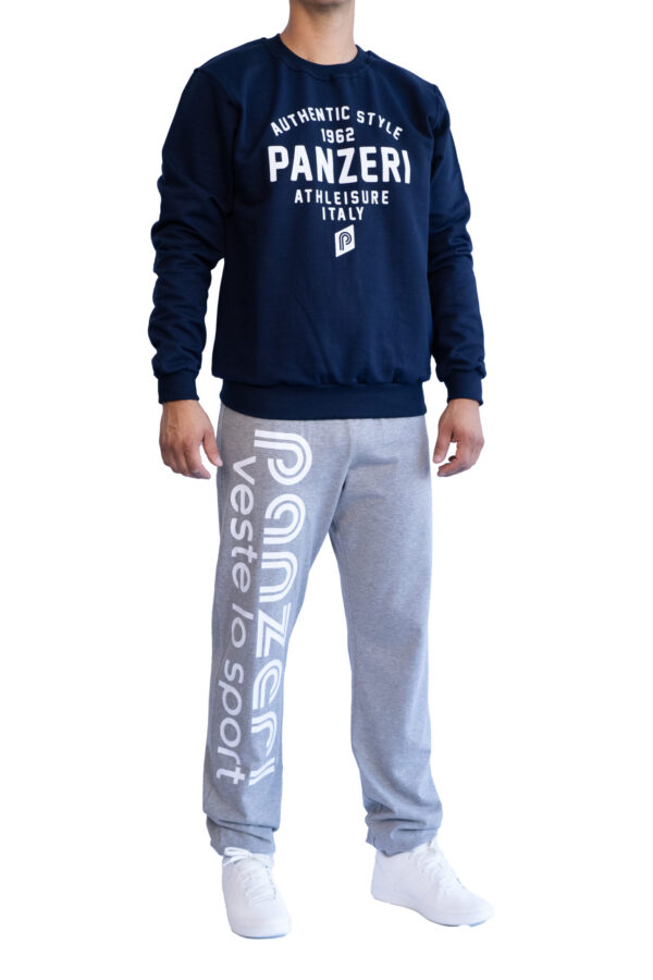 Sweat Homme - Easy K - Bleu Marine / Blanc – Image 5