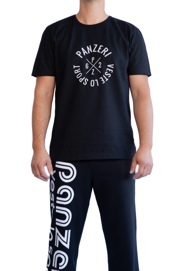 T-shirt Manches Courtes Homme - Camp D - Noir – Image 12