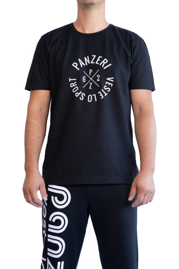 T-shirt Manches Courtes Homme - Camp D - Noir