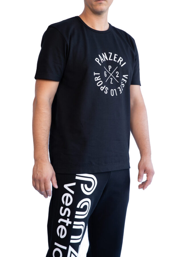 T-shirt Manches Courtes Homme - Camp D - Noir – Image 9
