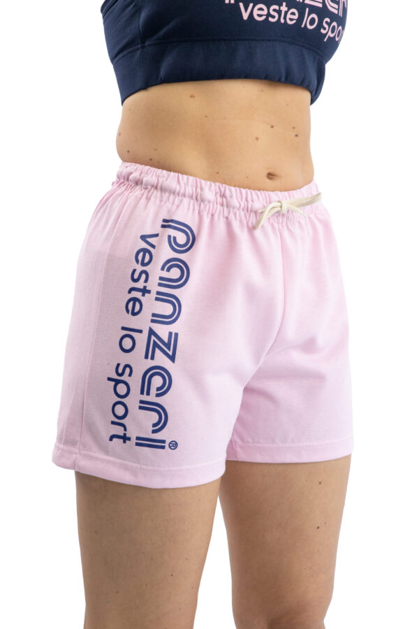 Short Femme - Uni A - Rose / Bleu Marine - XXS