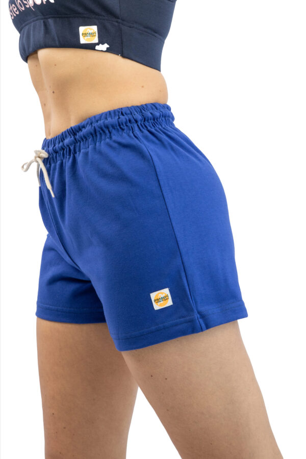 Short Femme - Uni A - Bleu France / Blanc Rouge – Image 3