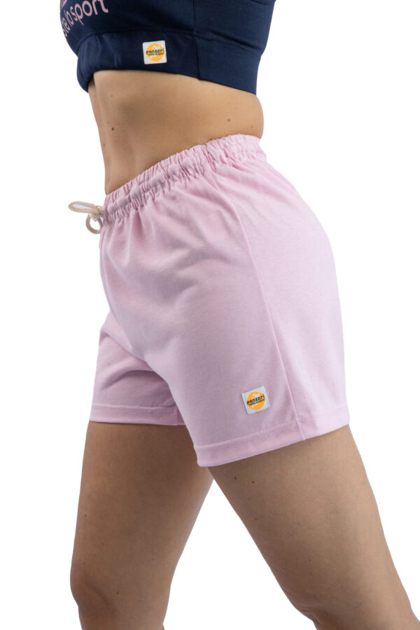 Short Femme - Uni A - Rose / Bleu Marine – Image 4