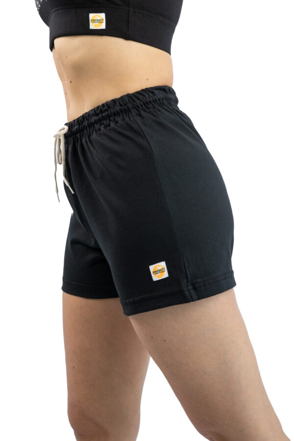 Short Femme - Uni A - Noir / Argent – Image 4