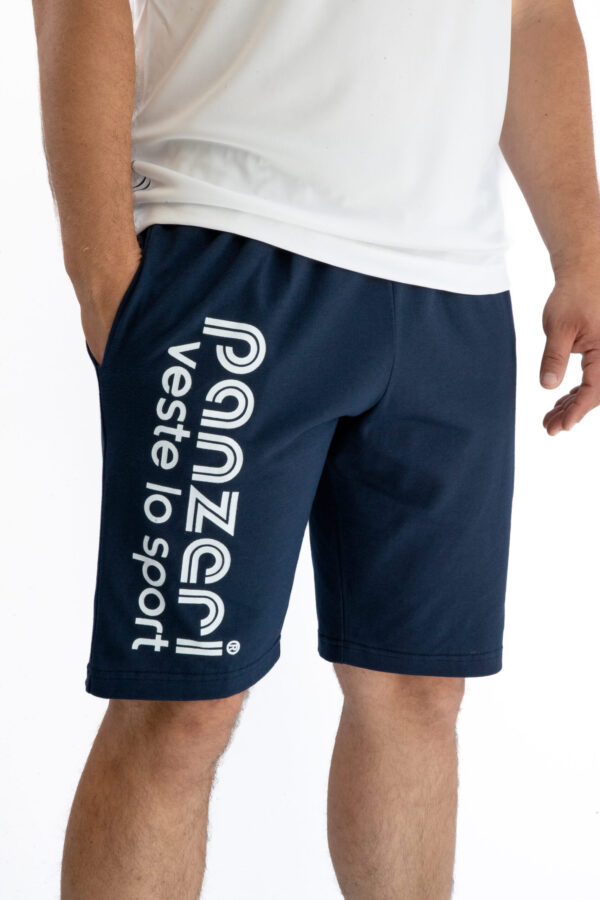 Bermuda Homme - Park B - Bleu Marine / Blanc