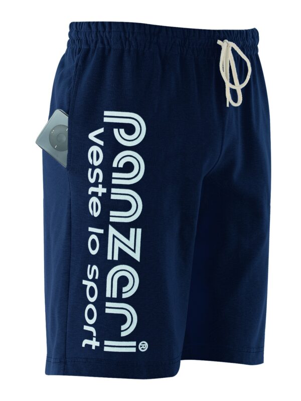 Bermuda Femme - Park B - Bleu Marine / Blanc