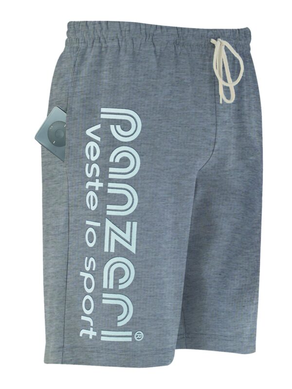 Bermuda Femme - Park B - Gris Chine / Blanc