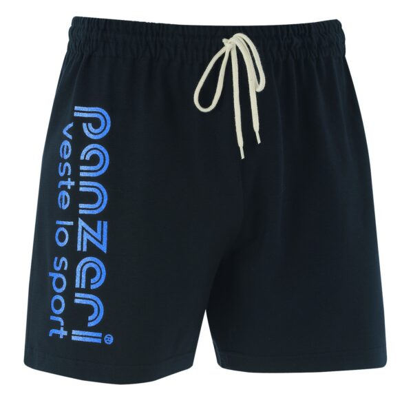 Short Mixte - Uni A - Noir / Bleu Nacré