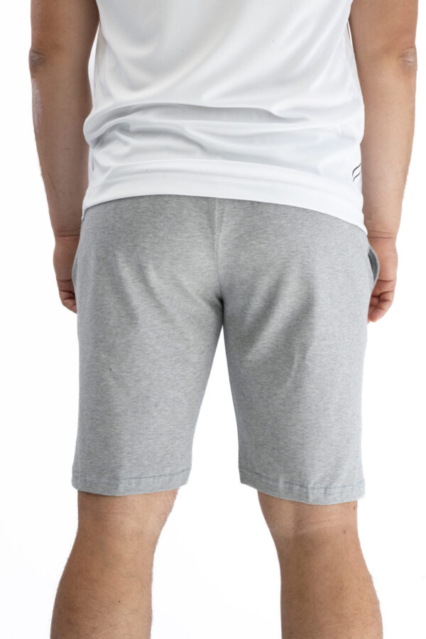 Bermuda Homme - Park B - Gris Chiné / Orange Fluo – Image 4