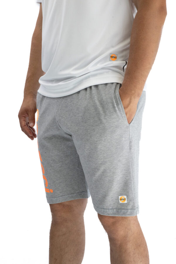 Bermuda Homme - Park B - Gris Chiné / Orange Fluo – Image 5