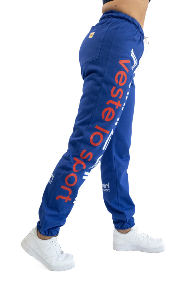 Jogging Femme - Uni H - Bleu France / Blanc Rouge – Image 6