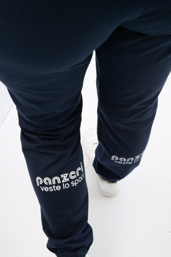 Jogging Femme - Uni H - Bleu Marine / Blanc – Image 5