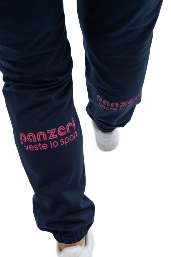 Jogging Femme - Uni H - Bleu Marine / Fuchsia – Image 6