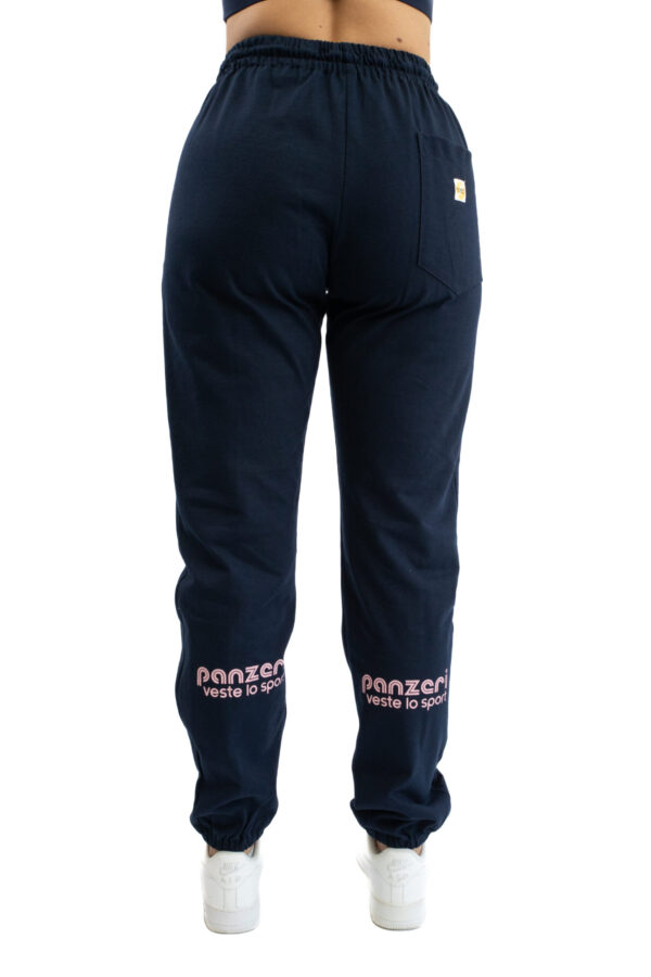 Jogging Femme - Uni H - Bleu Marine / Rose – Image 3