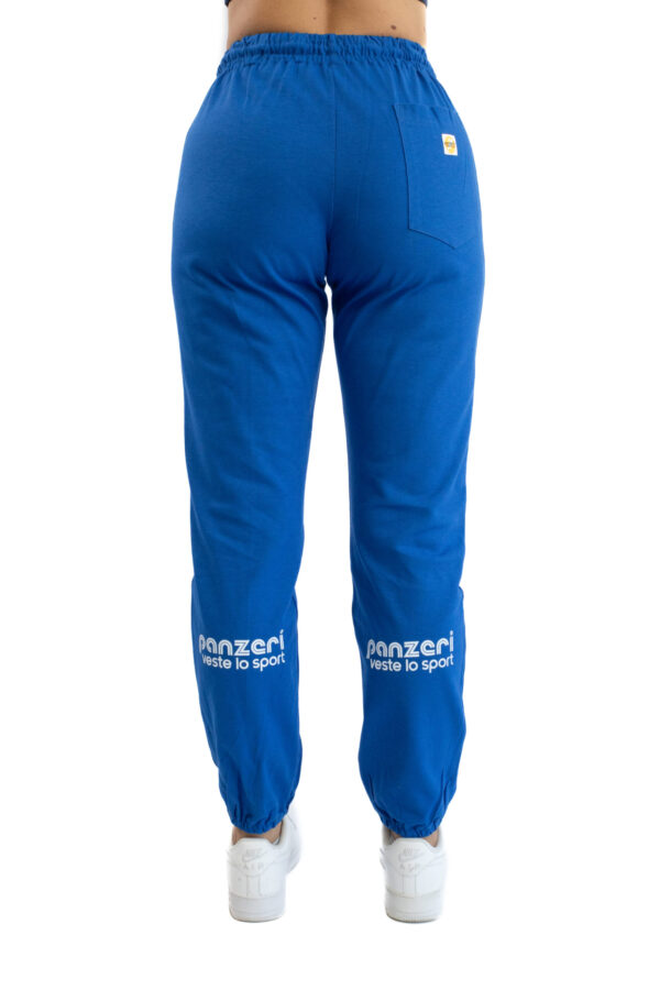 Jogging Femme - Uni H - Bleu Roi / Blanc – Image 5
